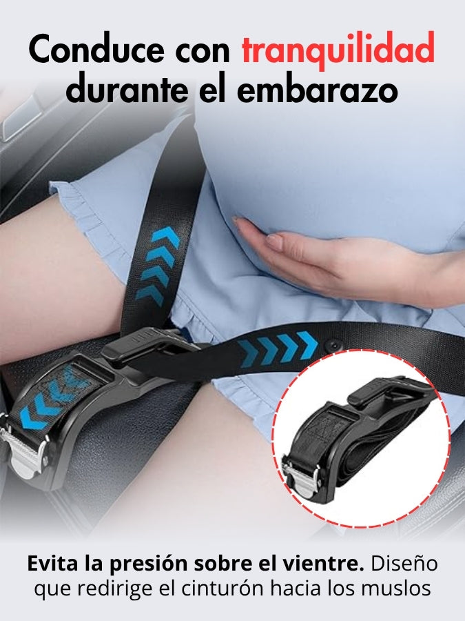 Vista del accesorio colocado en un asiento de automóvil